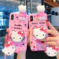 thumbnail image 2 of Hello Kitty-funda de teléfono con cuerda de soporte para Xiaomi Redmi 8, 9, 9A, 9T, 9C, 10, 10A, 11A, 10C, 12C, Note 7, 8, 9, 9s, 10, 11 Pro, POCO M3, X3, C55, 2 of 5