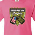 thumbnail image 4 of Inktastic Proud Military Daughter Soldier Hero Youth T-Shirt, 4 of 5