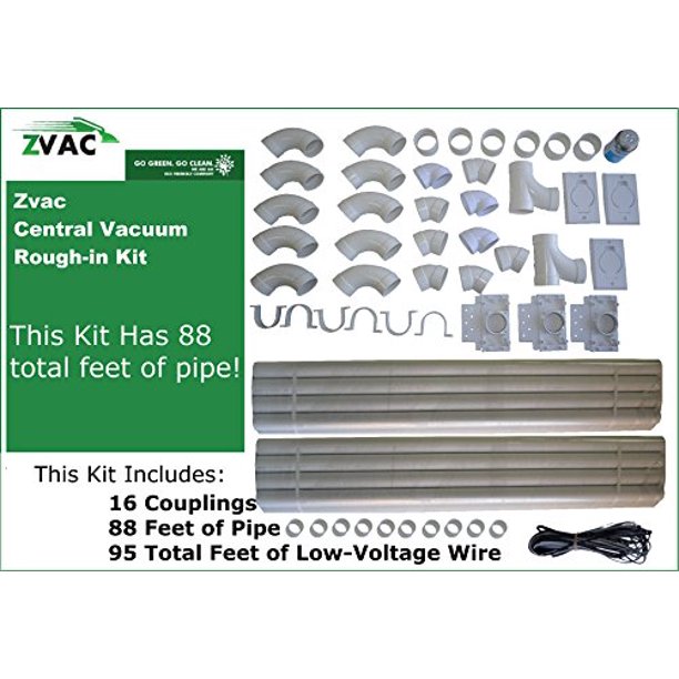 Central Vacuum Installation Kit For All Homes Roughin BuiltIn CVac 3