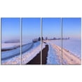 thumbnail image 2 of Lake and Dike at Sunrise Panorama, 2 of 3