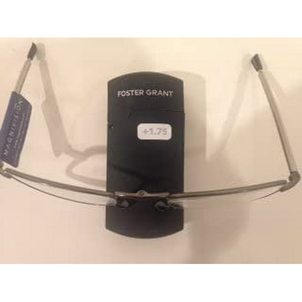 Magnivision or Foster Grant The Gideon Folding Reader Glasses +1.75 Power