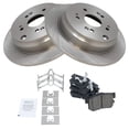 thumbnail image 2 of TRQ Rear Brake Pad & Rotor Kit Brake Pads Brake Rotor Ceramic Fits Select 2010-2018 Acura RDX 2005-2016 Honda CR-V, 2 of 5