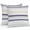 Beige, variant on Throw Pillow Covers 18x18 Inch Set of 2, Beige Stripe Waterproof Outdoor Pillow Covers, Modern Abstract Art Navy Blue Striped Rustic Decorative Cushion Pillowcases for Couch, Sofa, Bed, Garden, Patio
