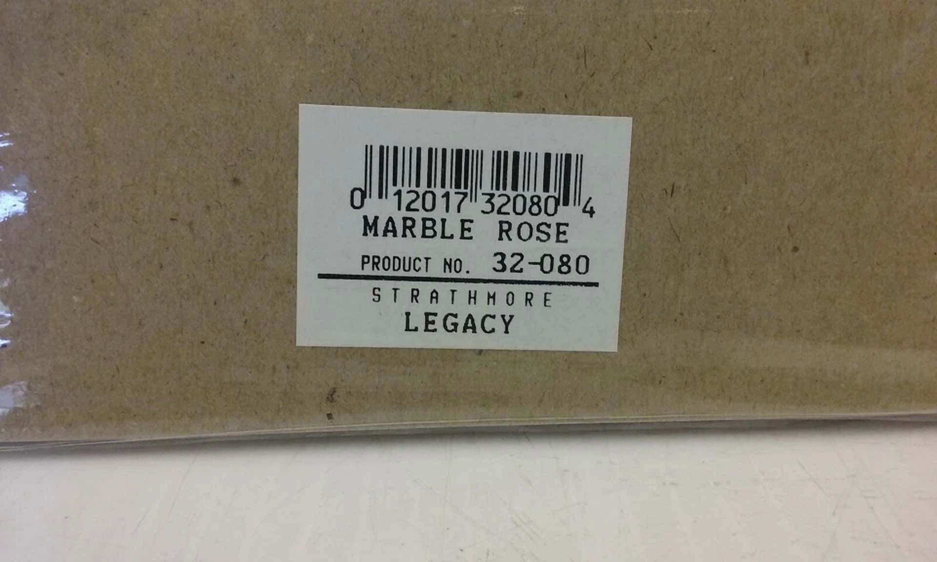 BUTTERFLY- Strathmore Legacy 32-080 Stationery, Marble Rose, 80 Count, 8-1/2X11, Nib