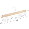thumbnail image 2 of walmart Basics Wooden Belt Hanger - Natural, 2-Pack, 2 of 3