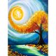 thumbnail image 1 of Diamond Painting (DB5279) hojas 5D DIY Kits Resina Full Round 30x40cm Amarillo FLhrweasw Nuevo, 1 of 1