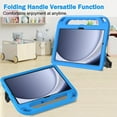 thumbnail image 3 of BMOUO Kids Case for Samsung Galaxy Tab A11+ Plus 11” 2026/A9+ Plus 11 Inch 2023, with Screen Protector, Shockproof Lightweight Stand Handle Samsung Galaxy Tab A11 Plus/A9 Plus Case for Kids, Blue, 3 of 8