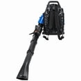 thumbnail image 5 of YNCE 900CFM Backpack Gas Leaf Blower 75.6CC 4 Stroke Ergonomic Harness System 210MPH Low Vibration Cruise Control Powerful Gas Blowers for Lawn Yard Care Gifts for Dad (Blue), 5 of 10