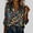 #0133-Multicolor, variant on Uootdi Blouses for Women Dressy Casual Long Sleeve Collared Tie Dye Print Button Front Relaxed Fit Creative Office Outfit Gift