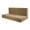 brown, variant on jinwen 4 Pieces RV Seat Covers Soft Bench Covers Camper Cushion Covers for Trailers grey