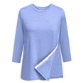 thumbnail image 3 of Womens Mulberry Silk T Shirts Basic Crewneck Short sleeve Tee Tops Blouse Summer Casual Solid Tshirts, 3 of 6