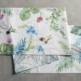 thumbnail image 2 of Maison d' Hermine Tropiques 100% Cotton Table Runner for Party | Dinner | Holidays | Kitchen | Spring/Summer [Double Layer (14.5 Inch by 72 Inch)], 2 of 5