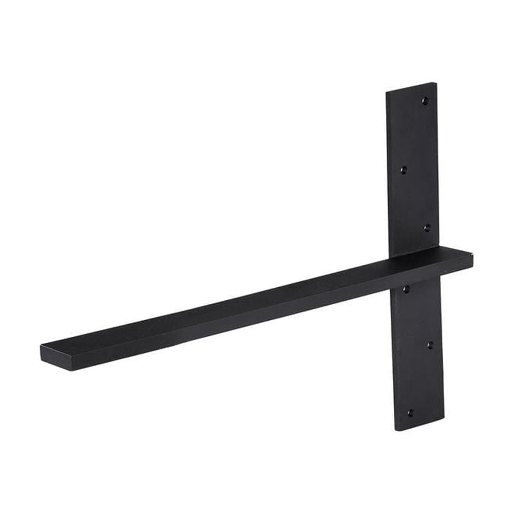 Heavy-Duty Steel Floating Shelf Brackets - 3-Pack, Modern Wall Corbels for Shelving in Kitchen, Bath, Bedroom