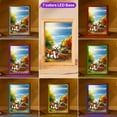 thumbnail image 3 of Goodbye Summer Bichon Frise Hello Fall Time for School Acrylic Plaque with Wood Photo Frame Box Bichons Dog Lovers Gifts Idea Light Box - 02014, 3 of 5