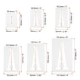 thumbnail image 2 of Unique Bargains 3 Inch Letter Number Stencils 2.4' Width Reusable Alphabet Numbers Templates Set, White 36 Pack, 2 of 6