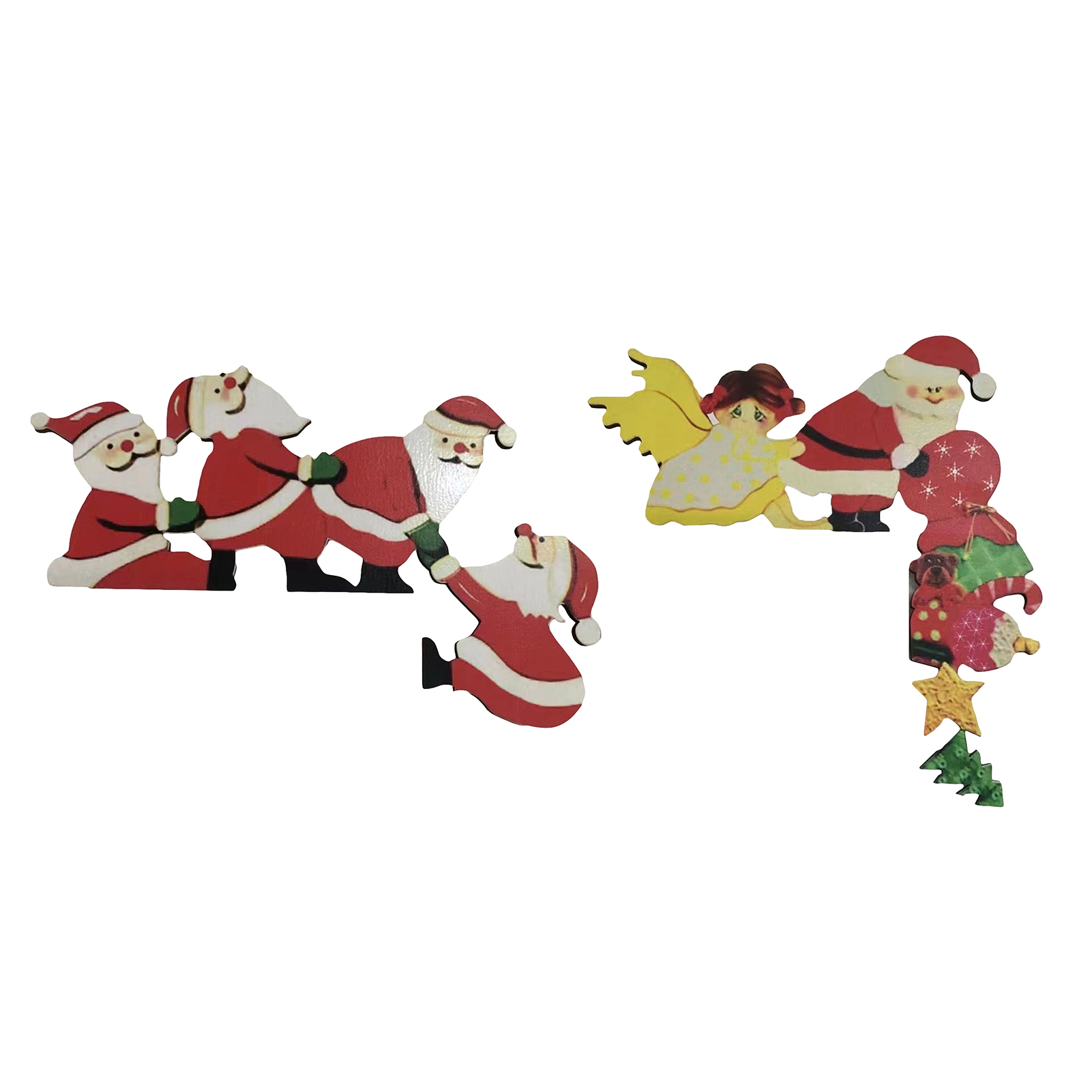 Biplut Door Frame Ornament Santa Claus/Reindeer/Angel Girl Bright Color ...