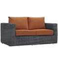 thumbnail image 5 of Modway Summon 5 Piece Outdoor Patio Sunbrella® Sectional Set in Canvas Tuscan, 5 of 9