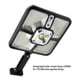 thumbnail image 3 of Advancent Farola solar Luces profesionales montadas en la pared Lámpara de jardín impermeable para paisajismo Accesorio de iluminación Lámparas con Iluminación y accesorios 220SMD/15COB Advancent HA073791-01, 3 of 6