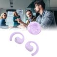 thumbnail image 1 of Al Translation Earphone, Ear Hook Translator Device Earbuds 140 Languages Transcribes with Charging Case for Business ,Black,Beige,Purple, 1 of 7