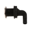 thumbnail image 1 of De A Través Del Casco Sólido Conector De A Través Del Casco De Servicio , Acabado Negro - 10mm Yotijar Ajuste de 90 grados a través del casco, 1 of 6