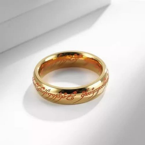 Anillo Unico Magico Brilla En La Oscuridad Tolkien Hobbit 10 Generica Senor de los Anillos Walmart en linea