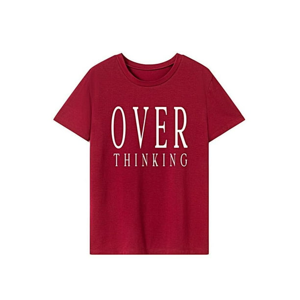 Camiseta para Mujer Camiseta de Manga Corta Disfraz de Mujer Tops de Verano para Vacaciones en la Playa SG