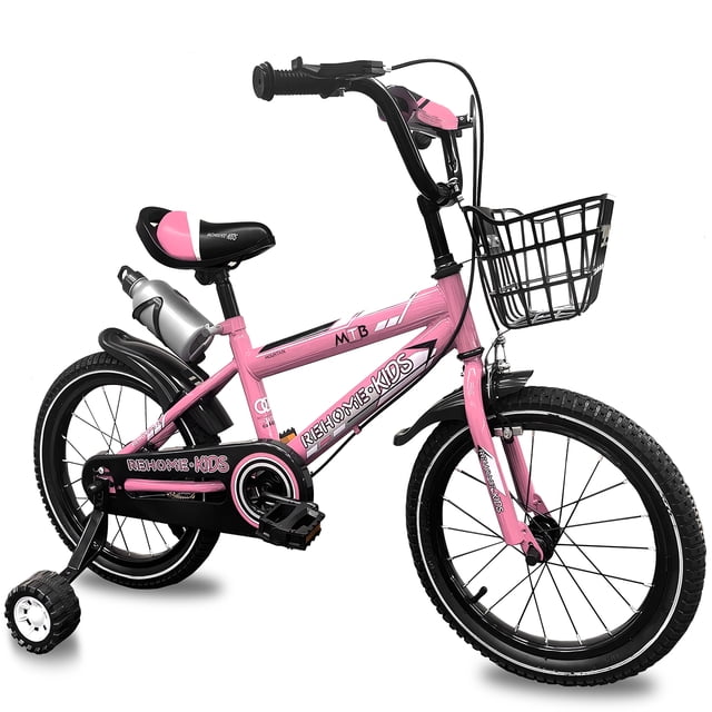 Bicicleta para niños R16 con Canasta y Ruedas de Apoyo - Frenos Potentes