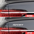 thumbnail image 4 of 3D Metal Sport Sticker for Car, Styling Personalise Sport Emblem Decal, Auto Badge Stickers Car Exterior Decoration Accessories, 3D Stickers for Trunk Side Fender Rear Tailgate,Silver, 4 of 7