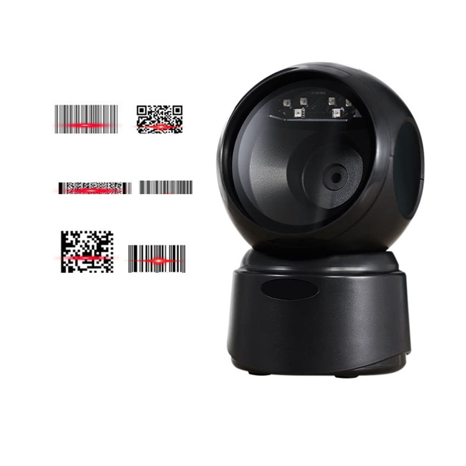 2D Barcode Scanner Image Platform Desktop Scanner 1D 2D QR Code Reader USB Omnidirectional High-speed Precision Durable Scanner ,Easy to Operate