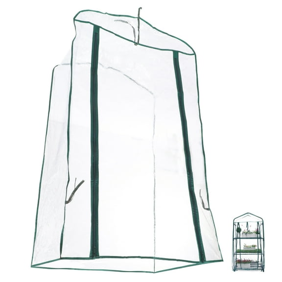 ITSELFER 3-tier Mini Garden Replacement Cover Garden Greenhouse Replacement Cover Home Supplies