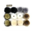 thumbnail image 3 of Chic Fluffy Hat Decoration 12Pcs Natural Plush Pendant for Hats Suitable for Women Kids 8cm in Diameter, 3 of 4