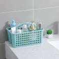 thumbnail image 2 of Portable Shower Caddy Basket with Compartments Cleaning Supplies Organizer with Handle Plastic Storage Divided Tool Bin for Bathroom, Bedroom, Kitchen, College Dorm, Garden, Under Sink,, 2 of 7