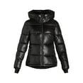 thumbnail image 5 of BCBG Paris Women's and Women's Plus Hooded Puffer Jacket, Heavyweight, Sizes S-3X, 5 of 5