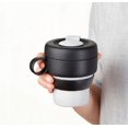 thumbnail image 5 of Taza de café de silicona plegable Taza de exterior retráctil portátil creativa 450ml con tapa, 5 of 5