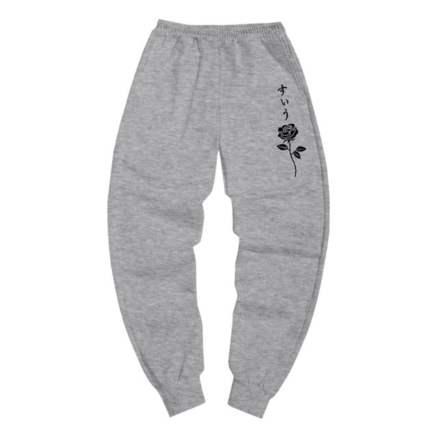 toraway Pantalon Décontracté Homme Jeans Slim Mode Ample Confortable Imprimé Rose avec Poches L