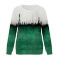 thumbnail image 3 of adviicd Crop Sweatshirts For Women Womens Plus Size Tie Dye Sweatshirt Casual Long Sleeve Crew Neck Colorblock Pullover Tops Trendy, 3 of 5