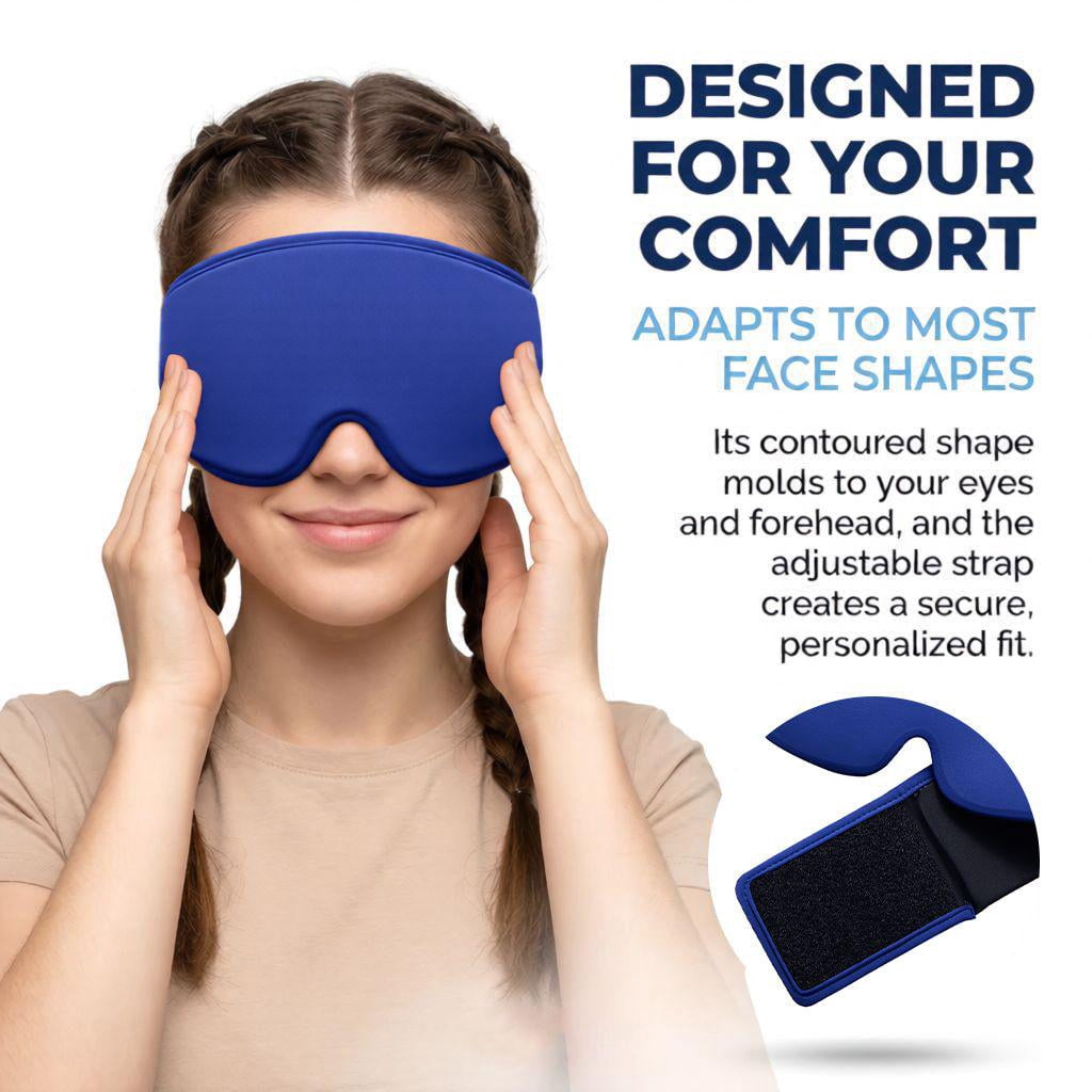 FACEMOON Reusable Gel Eye Mask, Compress for Puffy Eyes & Dark Circles, Cooling Eye Mask