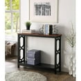 thumbnail image 2 of Convenience Concepts Omega Table Console, Fini Bois Cerisier et Noir, 2 of 5