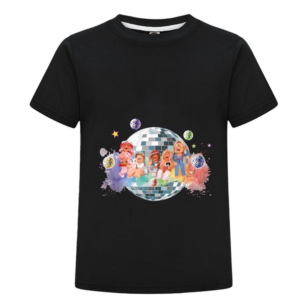 Playera con Personajes Roblox para Niño Ninas, Camiseta Infantil Gamer de Algodón, Ropa Divertida para Regalo de Fans del Juego