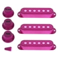 thumbnail image 1 of Shisuyan Guitar Pickup Covers Knobs Switch Tip Set for Replacement Accessory Kit Purple, 1 of 9