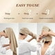 thumbnail image 4 of Toalla de microfibra para el cabello, envoltura Extra grande, toalla para el cabello de secado rápido con banda elástica, turbante envolvente de toalla para el cabello suave ultraabsorbente, 4 of 5