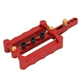 thumbnail image 5 of Punch Positioner Strong Corrosion Resistance Wood Doweling Jig for Woodworking Red, 5 of 7