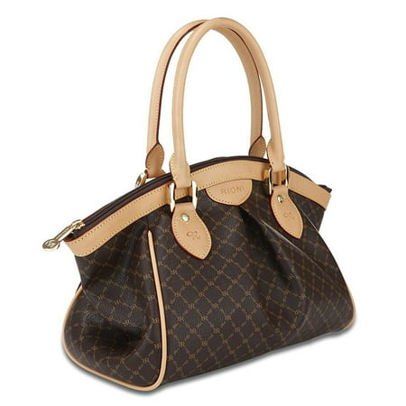 rioni signature (brown) - ruched satchel st-20253