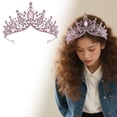 thumbnail image 2 of Elegant Rhinestone Headband Bridal Wedding Hair Accessory for Birthday Prom Pageant Party, 2 of 6