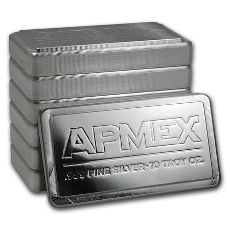 10 oz Silver Bar - APMEX (Stackable, IRA