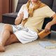 thumbnail image 5 of Fotbe Cute Ghost Simple Drawing Pantalones Cortos de Pijama para Hombre, Ropa de Dormir, Pantalones de Pijama Cortos para Hombre-Small, 5 of 6