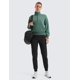 thumbnail image 3 of Sudadera CRZ YOGA SoftAura Half Zip para Mujer Verde Bosque Oscuro, 3 of 5