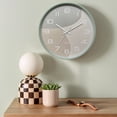 thumbnail image 2 of Unique Bargains Modern Silent Non Ticking Battery Operated Wall Clock Green, 2 of 6