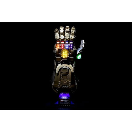 Brick Loot Deluxe LED Light Kit for Lighting Lego Infinity Gauntlet Set 76191 - (Note: Model is NOT Included), USB Powered, 100% Compatible with Lego Sets & Lego Bricks, for Adults & Kids Age 12+