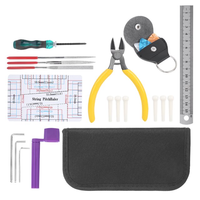 Dioche Guitar Accessory, Set The Intonation Change The Strings Guitar Maintenance Tool, For Banjo Guitar Mandolin Bass